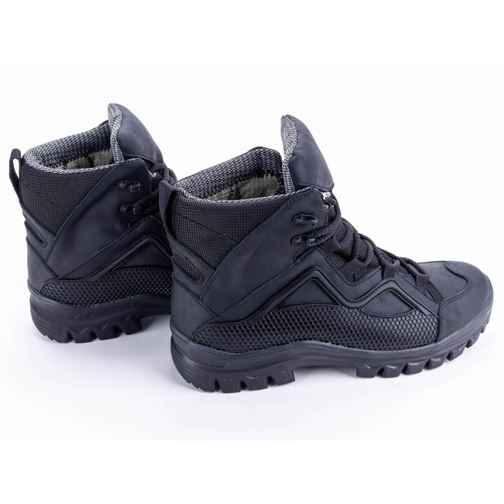 Тактичні черевики Combat black зимові