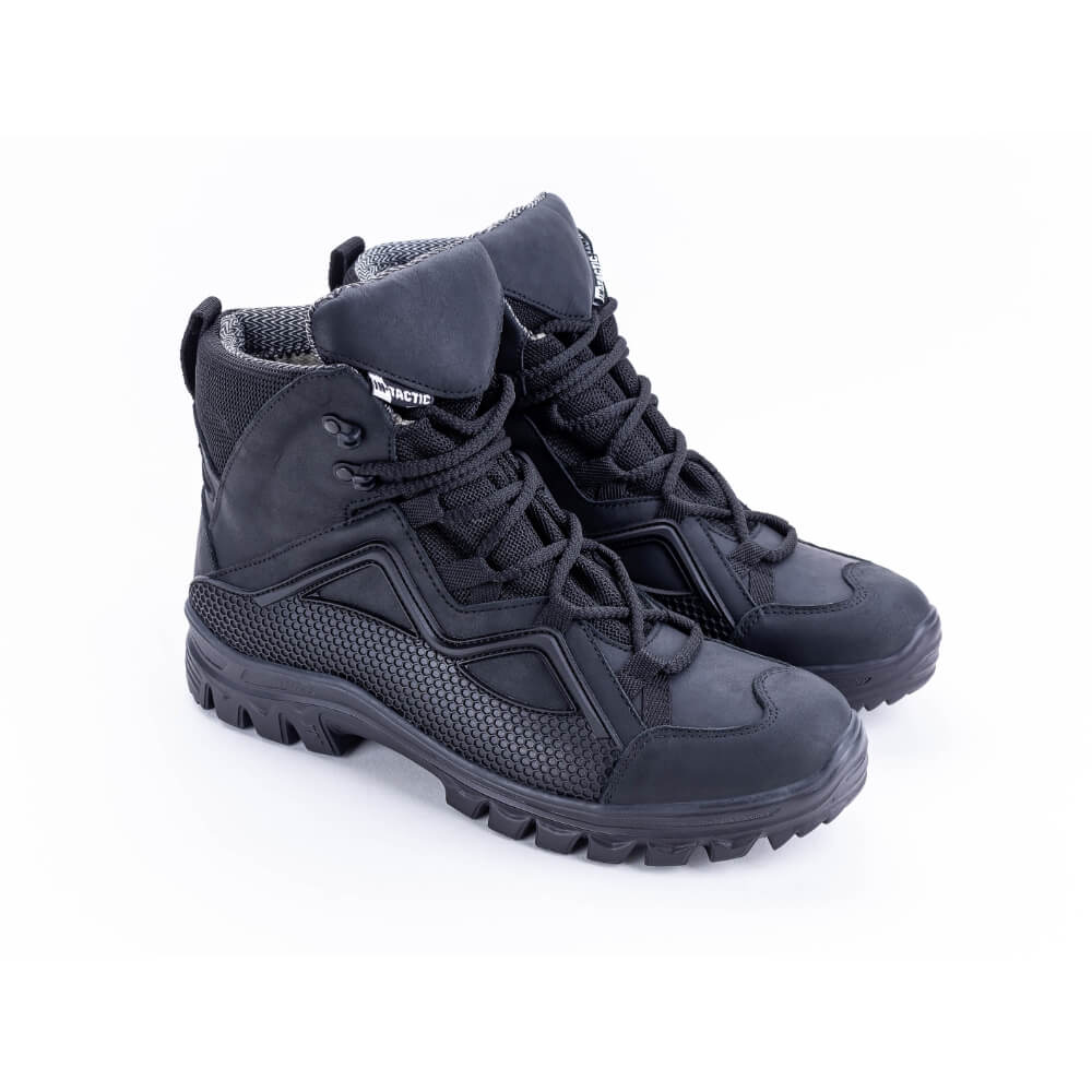 Тактичні черевики Combat black зимові